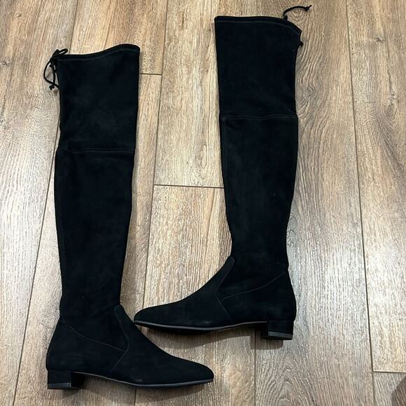 Stuart Weitzman Genna 25 Over The Knee Suede Boots Size 5 Made In Spain - Picture 12 of 12